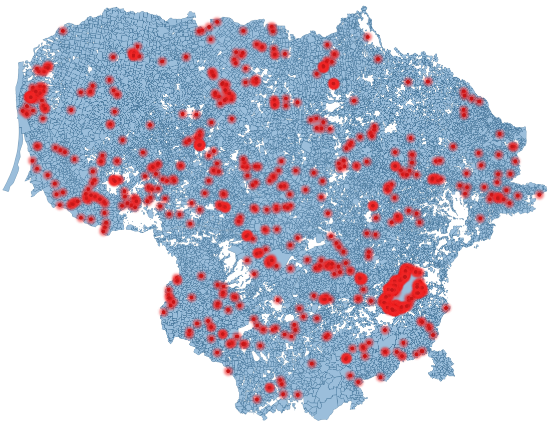 Lietuvos gyvenviečių poligonų klaidos